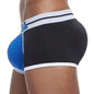 JOCKMAIL Brand sexy men underwear bulge enhancing men Boxer include Penis pad and hips buttocks double Removable push up cup