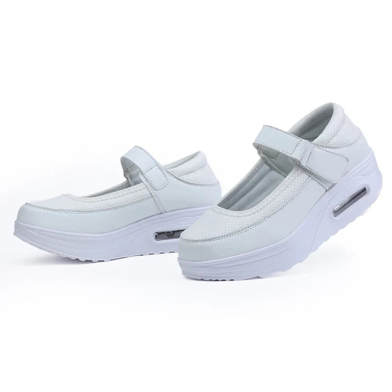 Big Size Flat Platform Shoes Woman Spring Summer Ladies Height Increasing Shoes Women Casual Platform Sneakers 35-42 WSH3298