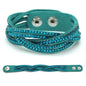 TYO New Fashion Charm Ladies Color Woven Leather Bracelet Charm Bracelet Hot Wholesale Wholesale 14 Colors To Choose From!