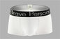 BRAVE PERSON Men's Solid Color Underwear Male Boxer Shorts Cotton Underpants Fashion Sexy Boxers for Men