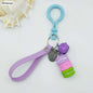 Women Cake Key Chain Fashion Cute French pastries Keychain Bag Charm Car Key Ring Wedding Party gift Jewelry 17278