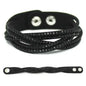 TYO New Fashion Charm Ladies Color Woven Leather Bracelet Charm Bracelet Hot Wholesale Wholesale 14 Colors To Choose From!