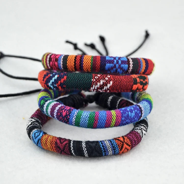 Cotton and linen women's Charm bracelets accessories handmade original DIY jewelries  #EZ211