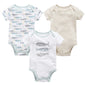 Kavkas Baby Girls Bodysuits 6/3 pcs/lot Summer Cotton Baby Clothes Short Sleeve Newborn body bebe 0-3 months Infant Clothing
