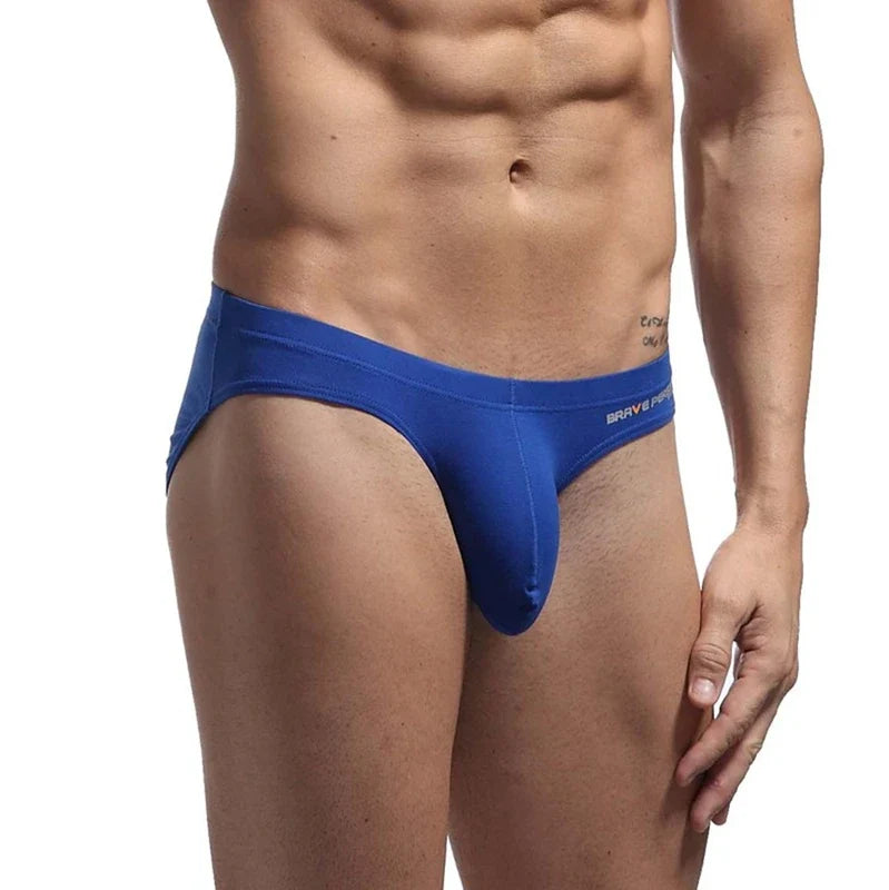 BRAVE PERSON Sexy Men Underwear Briefs U convex Big Penis Pouch Design Men Cotton Briefs for Man Bikini Hot Sale