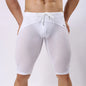 BRAVE PERSON Summer Style Shorts Breathable Mesh Men Tight Beach Shorts Men Multifunction Knee Length Board Shorts Beach Wear