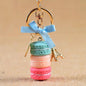 Women Cake Key Chain Fashion Cute French pastries Keychain Bag Charm Car Key Ring Wedding Party gift Jewelry 17278