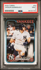 Graded 2024 Topps Jasson Dominguez #60 Rookie RC Baseball Card PSA 9 Mint