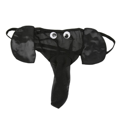 Men's Elephant Thong Underwear Cartoon Trunk T Panties Fashion G String Gag Gift
