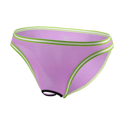 Men Briefs Transparent Ice Silk Sexy Man Panties Hollow Erotic Lingeries Gay Underwear Briefs for Men