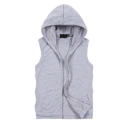 Men's Sleeveless Hoodie Tank Top Sportswear