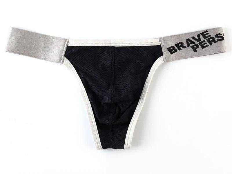 BRAVE PERSON Sexy Bikini Underwear Men Briefs Thongs Young and Fashion Breathable Underpants Briefs for Man
