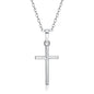 Fashion Female Cross Pendants dropshipping Gold Black Color Crystal Jesus Cross Pendant Necklace Jewelry For Men/Women Wholesale