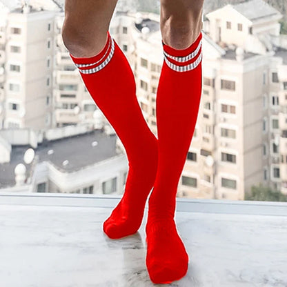 CLEVER-MENMODE Tube Socks Dress Socks Gifts Men Erotic Formal Wear Men Sexy Sports Mesh Stocking Business Long Socks Stockings