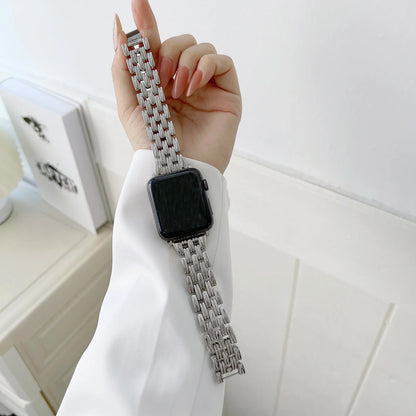 Apple Watch Interlocking-Link Stainless Steel Bracelet Band