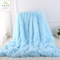 35   New Arrival Long Shaggy Throw Blanket Bedding Sheet Large Size Warm Soft Thick Fluffy Sofa Sherpa Blankets Pillowcase