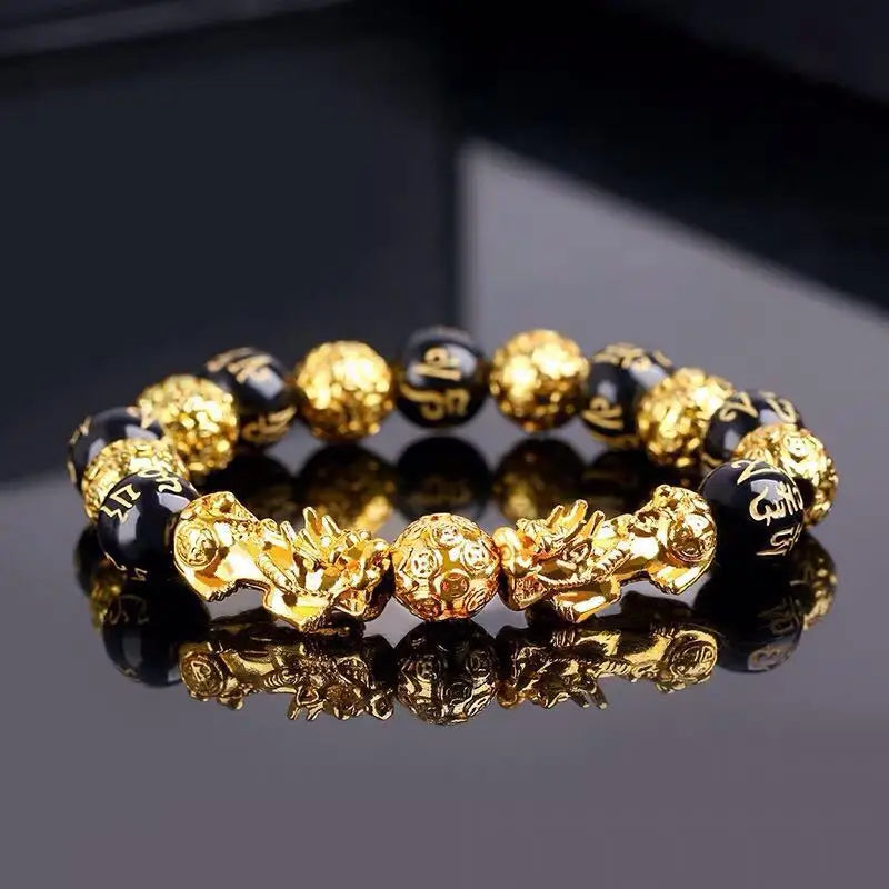 Feng Shui Men's Lucky Prayer Beads Bracelet for Men Women