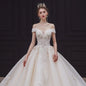 Elegant Off The Shoulder Wedding Gown EDW469