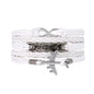 Vintage Dream Airplane Multilayer Leather Bracelet Men Women Fashion Braided Handmade Rope Wrap Bracelets & Bangles Male Gift