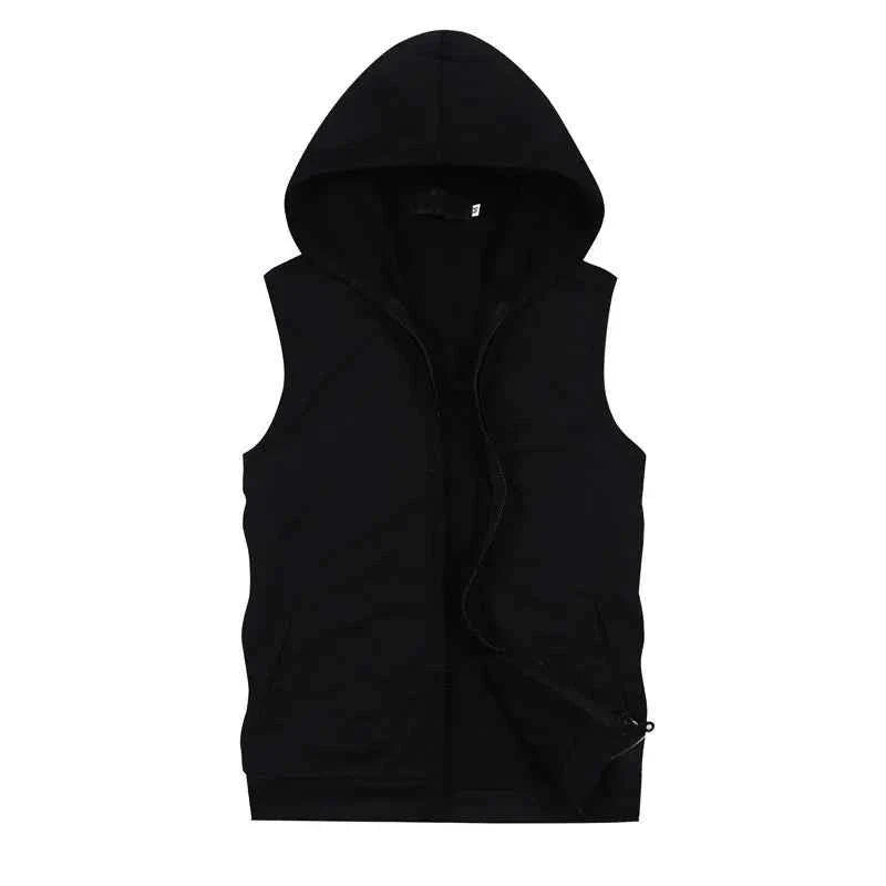 Men's Sleeveless Hoodie Tank Top Sportswear