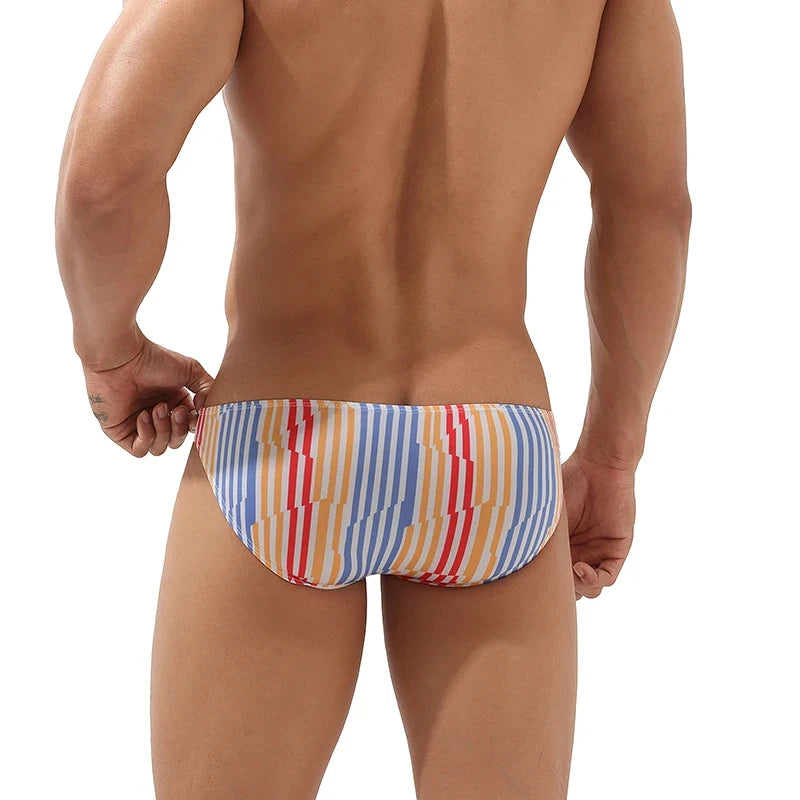 SEOBEAN Men Briefs Multiple Colors Low-rise Underwear