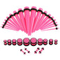 36pcs/lot Acrylic Ear Gauge Taper and Plug Stretching Kits Mixed Color