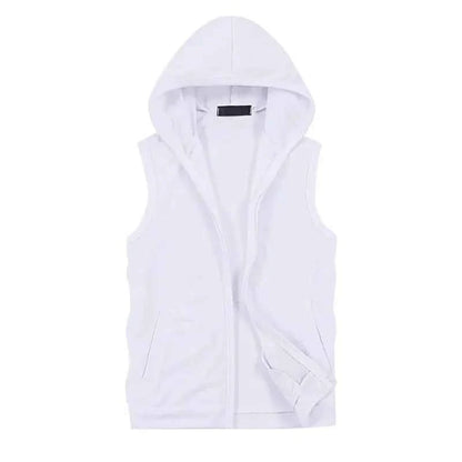 Men's Sleeveless Hoodie Tank Top Sportswear