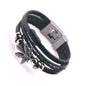High Quality Anchor Bracelets Men Charm Nautical Survival Rope Chain Bracelet Stainless Steel Bracelet Wrap Metal Sport Hooks