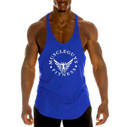 FlexFit Men's Muscle Gym Tank - Sleeveless Sportswear