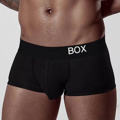 ORLVS Men's Panties Sexy Man Undewear Boxer Men Underpants Boxershort Underpant Male Panties 3D Pouch Shorts Under Wear Pants