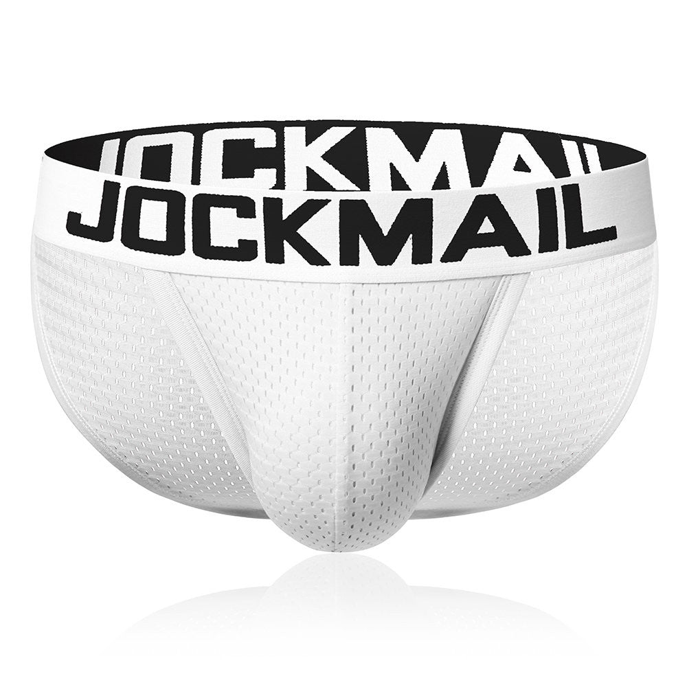 White Men's JOCKMAIL JM353 - Full Mesh Brief