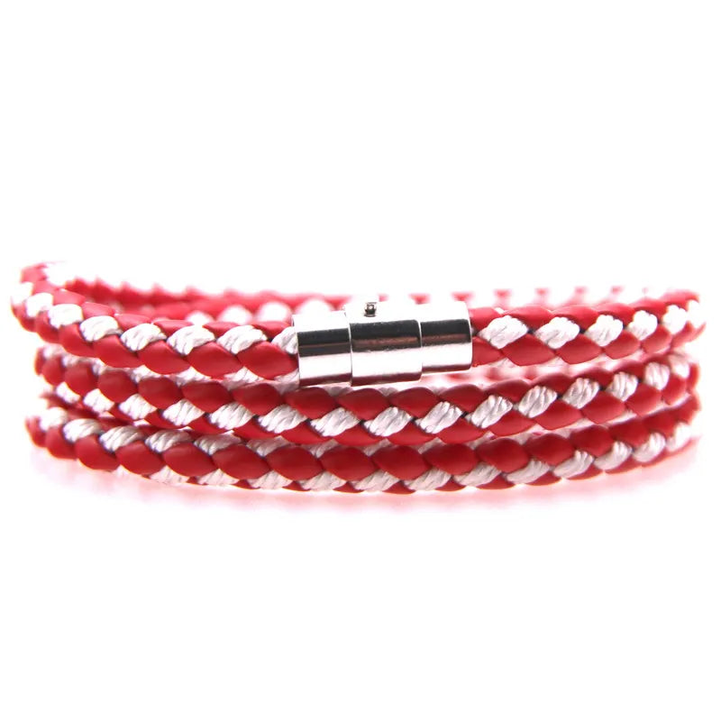 High Quality Anchor Bracelets Men Charm Nautical Survival Rope Chain Bracelet Stainless Steel Bracelet Wrap Metal Sport Hooks
