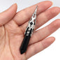 Vintage Natural Stone Pendant Cone Shape Lapis Lazuli Opal Pendulum for Fashion Jewelry Making DIY Women Necklace Accessory