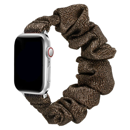 Apple Watch Scrunchie Band, Elastic Prints & Shimmer