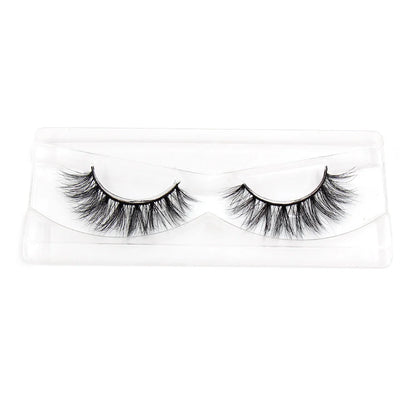 LEHUAMAO 5D Mink Hair False Eyelashes Wispy Cross Natural Mink Lashes Fluffy Eyelash Extension Tools Makeup Handmade Eye lashes