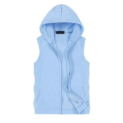 Men's Sleeveless Hoodie Tank Top Sportswear