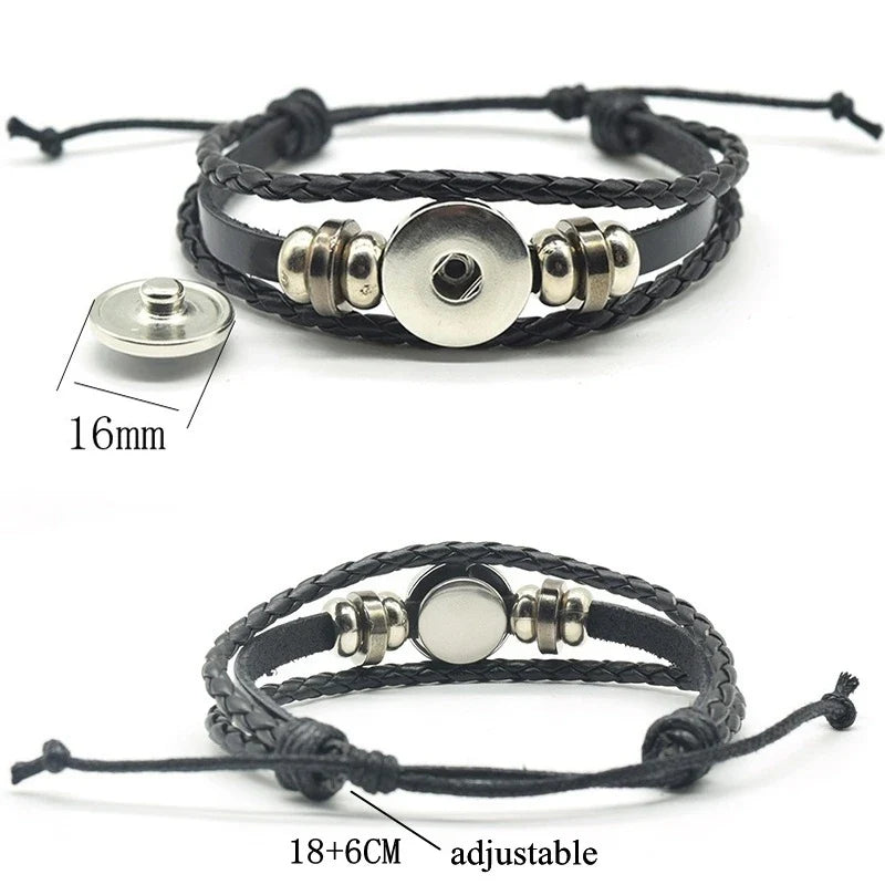 Glow In The Dark Constellation Gemini Bracelet  Braided Leather Bracelet Zodiac Gemini Jewelry Birthday Present