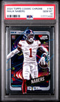 Graded 2024 Topps Cosmic Chrome Malik Nabers #167 Rookie RC Football Card PSA 10 Gem Mint