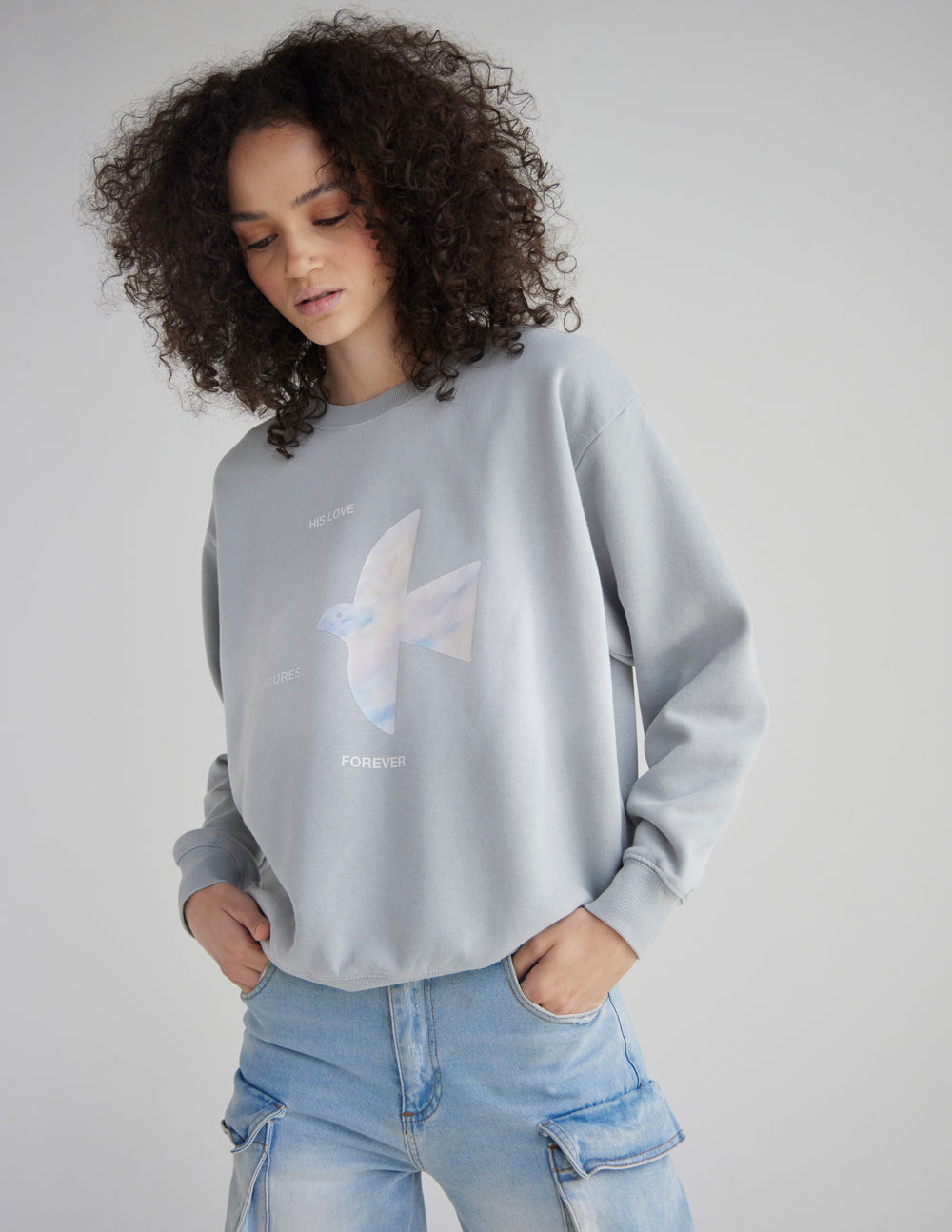 His Love Endures Forever Unisex Crewneck