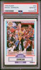 Graded 1990 Fleer Magic Johnson #93 Basketball Card PSA 10 Gem Mint