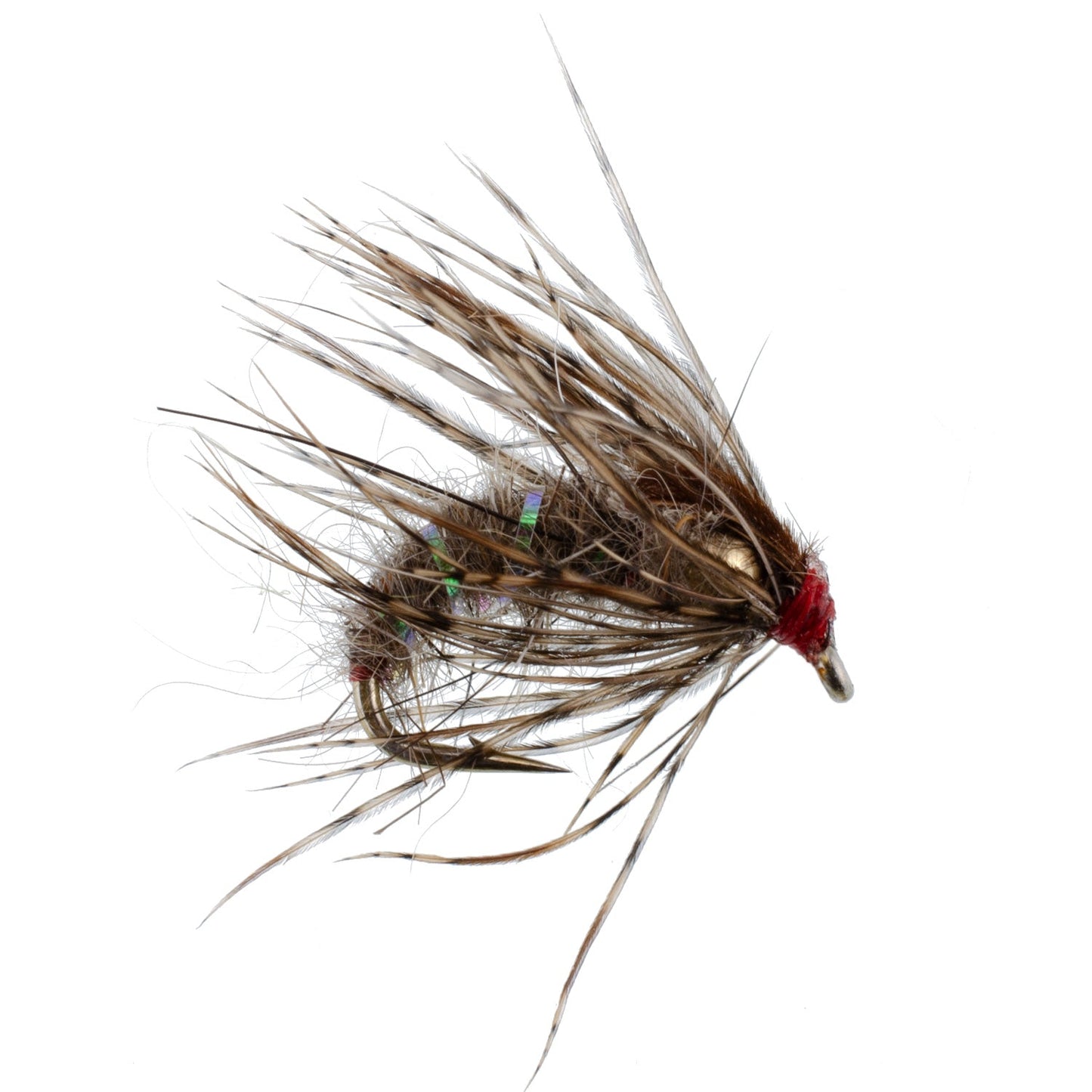 Hares Ear Holy Grail Caddis Pupa Emerger 6 Flies Hook Size 16