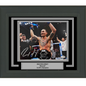 Framed Autographed/Signed Max Holloway UFC MMA Black Fighting 8x10 Photo Beckett BAS COA