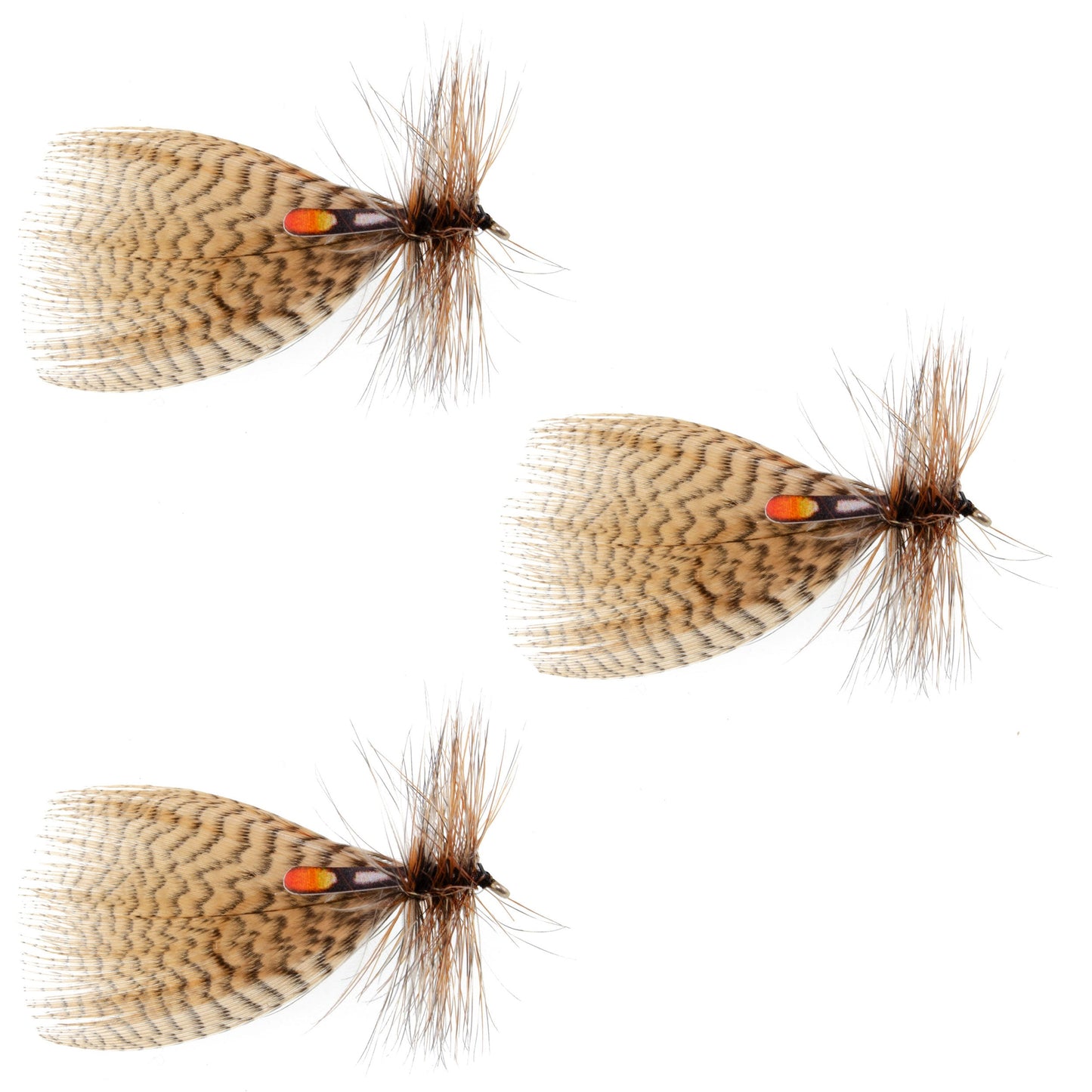 3 Pack Hornberg Special Streamer or Dry Fly - Hook Size 12