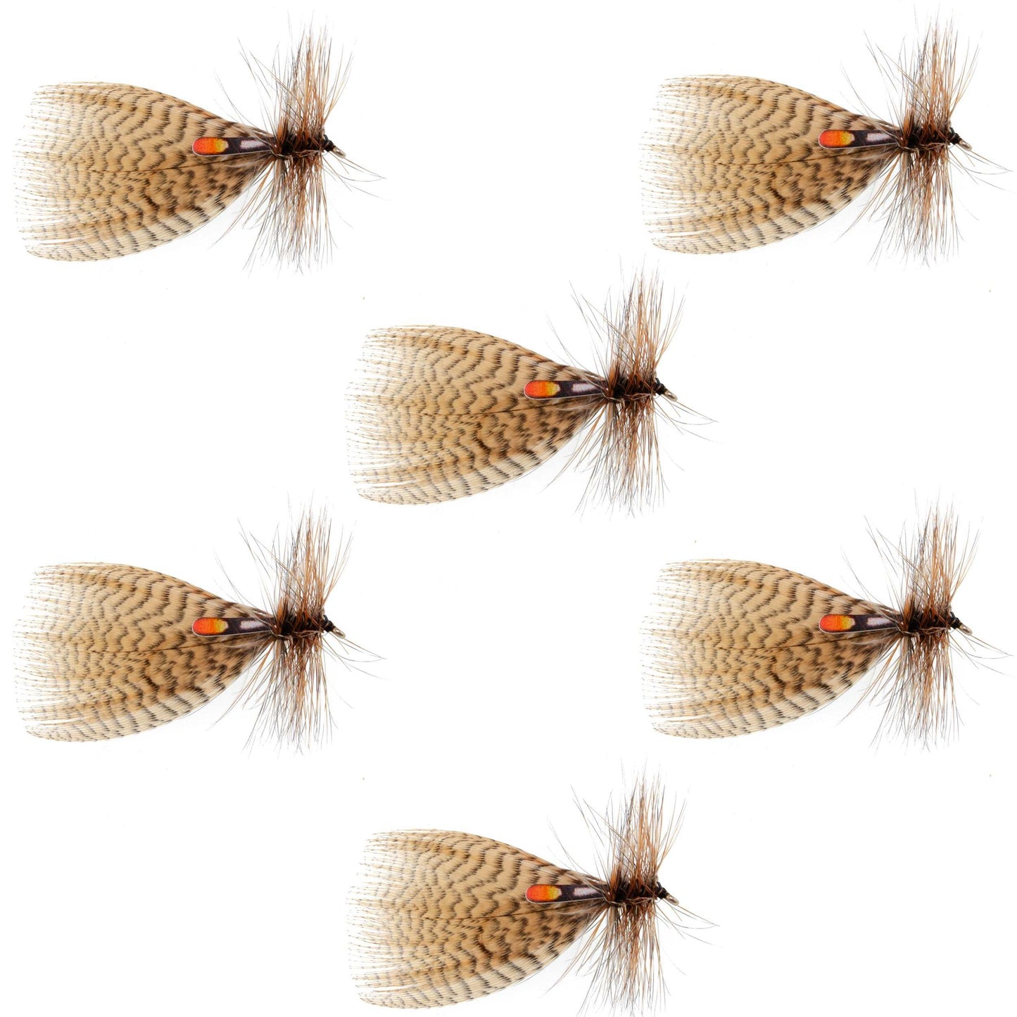 Hornberg Special Streamer or Dry Fly - 6 Flies - Hook Size 12