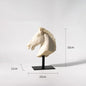 Horse Head - Retro Bronze Statue