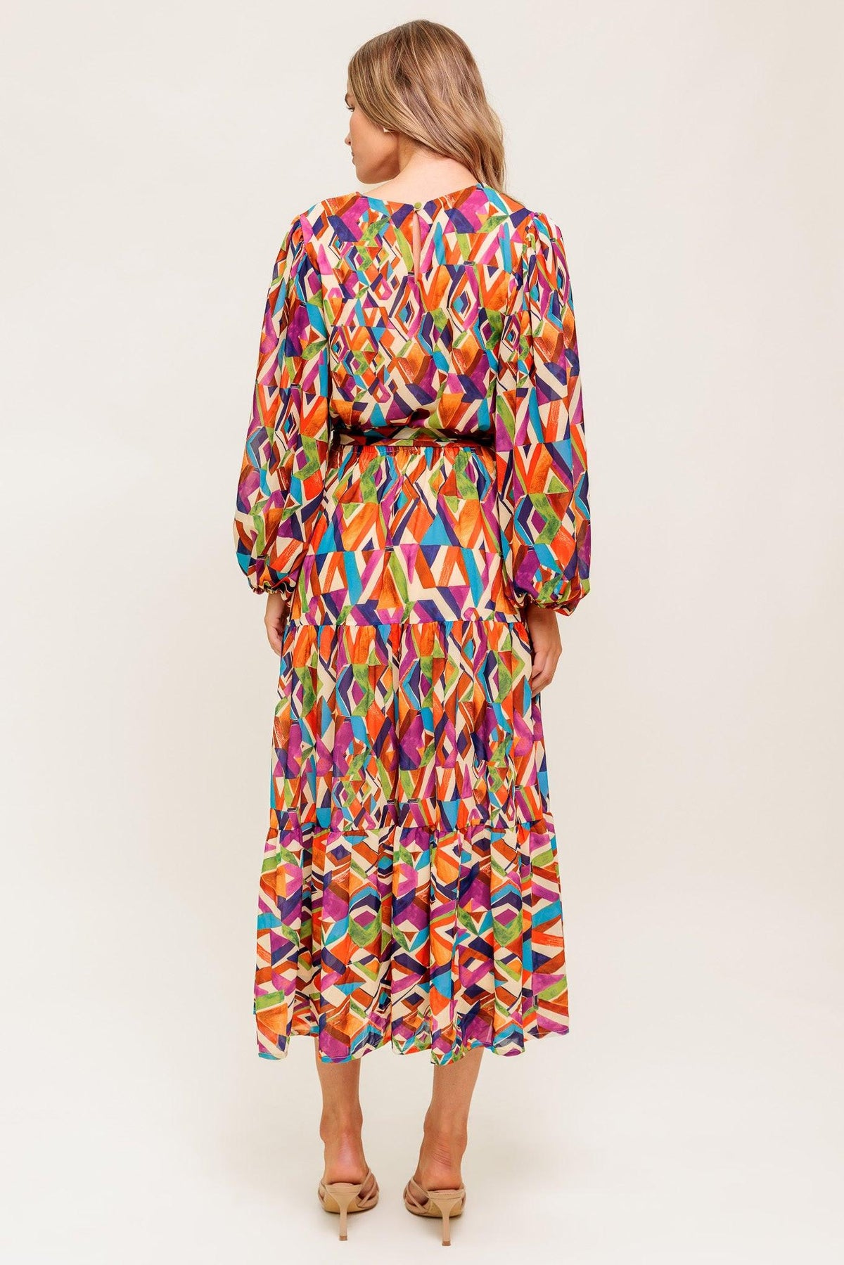 YOUR SWEETIE WOVEN MIDI DRESS