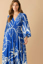 DANCING DEWDROPS WOVEN MAXI DRESS