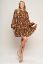 SWEET REMINISCENCE WOVEN MINI DRESS