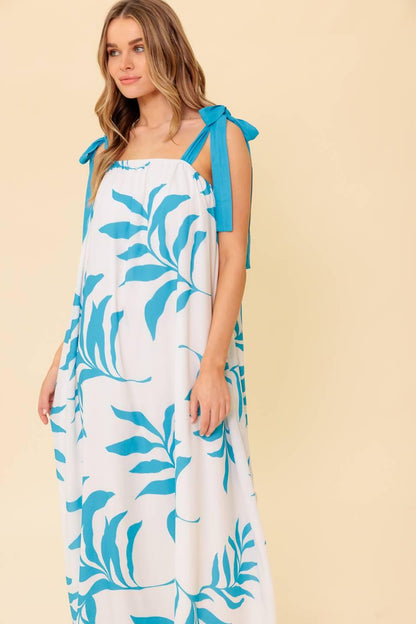 AMALFI COAST WOVEN MAXI DRESS