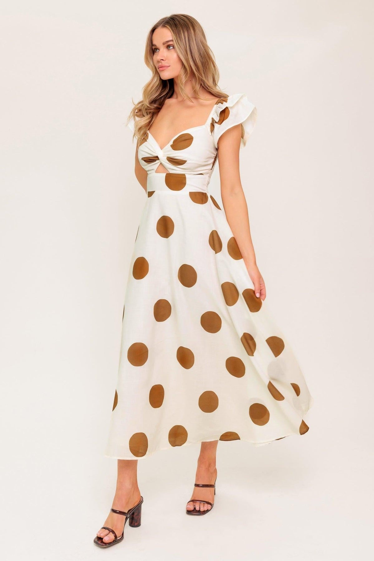 MOJITO MOOD WOVEN MIDI DRESS